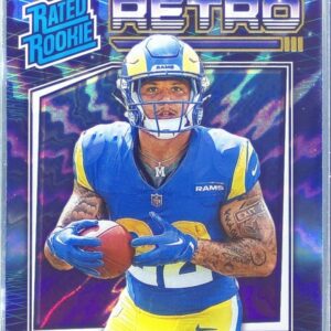 2024 Donruss Blake Corum #10 Rams Rated Rookies Retro