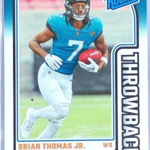 2024 Donruss Brian Thomas Jr. RC 7 Jaguars Rated Rookies Throwback