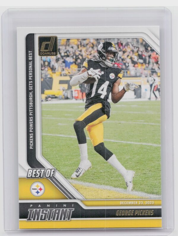 2024 Donruss George Pickens 5 Steelers Best of Panini Instant