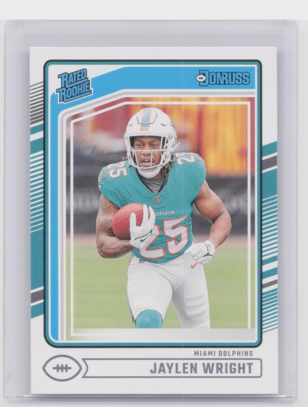 2024 Donruss Jaylen Wright RC 344 Dolphins