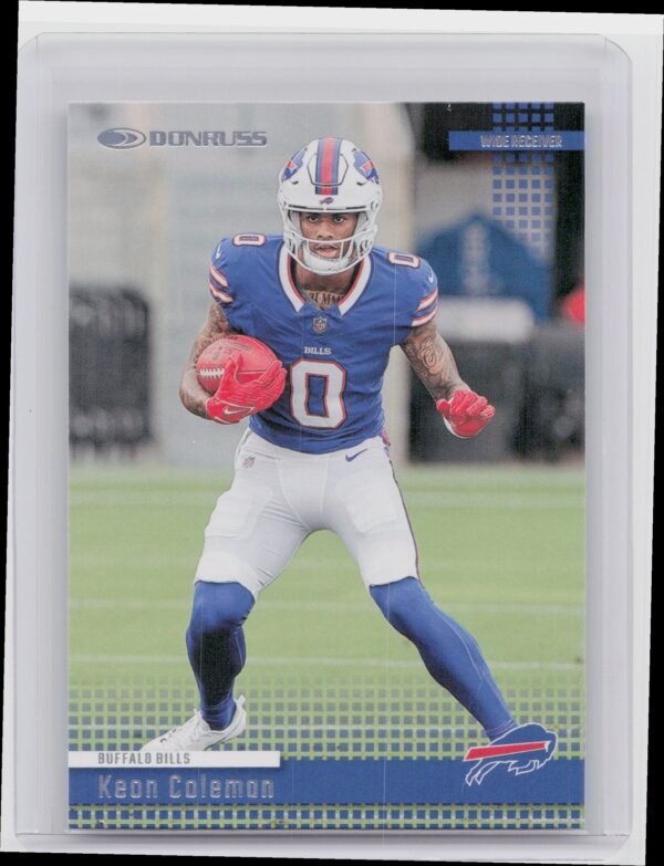 2024 Donruss Keon Coleman RC 38 Bills Retro 2004