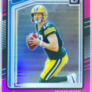 2024 Donruss Michael Pratt Optic Rated Rookies Preview Pink RC 339 Packers