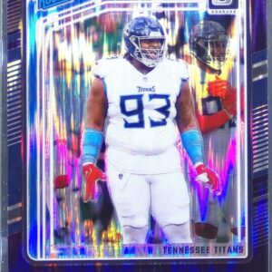 2024 Donruss Optic T'Vondre Sweat Purple Shock RC #295 Titans