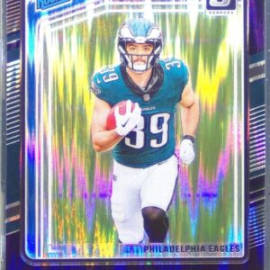 2024 Donruss Optic Will Shipley Purple Shock RC #298 Eagles