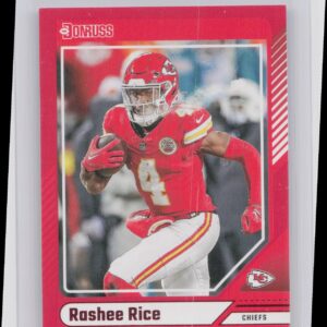 2024 Donruss Rashee Rice Press Proof Red 233 Chiefs