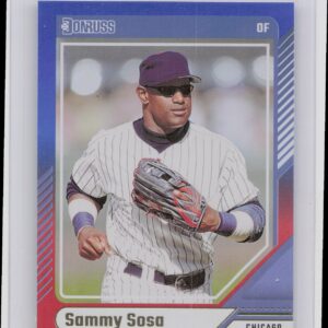 2024 Donruss Sammy Sosa Red and Blue 9 Cubs