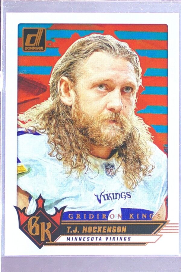 2024 Donruss T.J. Hockenson #14 Vikings Gridiron Kings