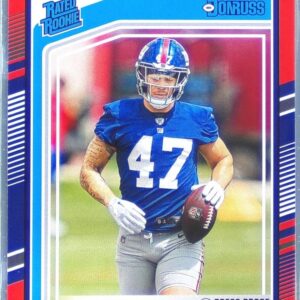 2024 Donruss Theo Johnson Press Proof Red RC 357 Giants
