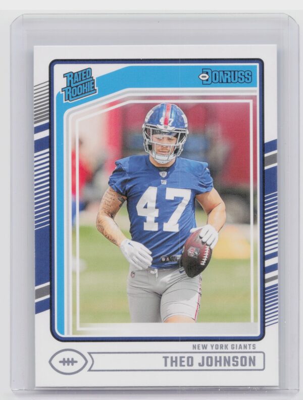 2024 Donruss Theo Johnson RC 357 Giants