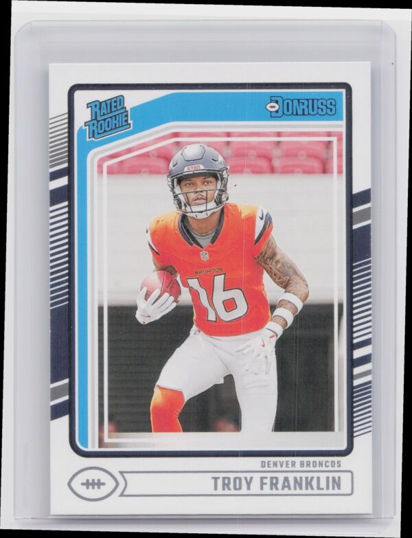 2024 Donruss Troy Franklin RC 338 Broncos