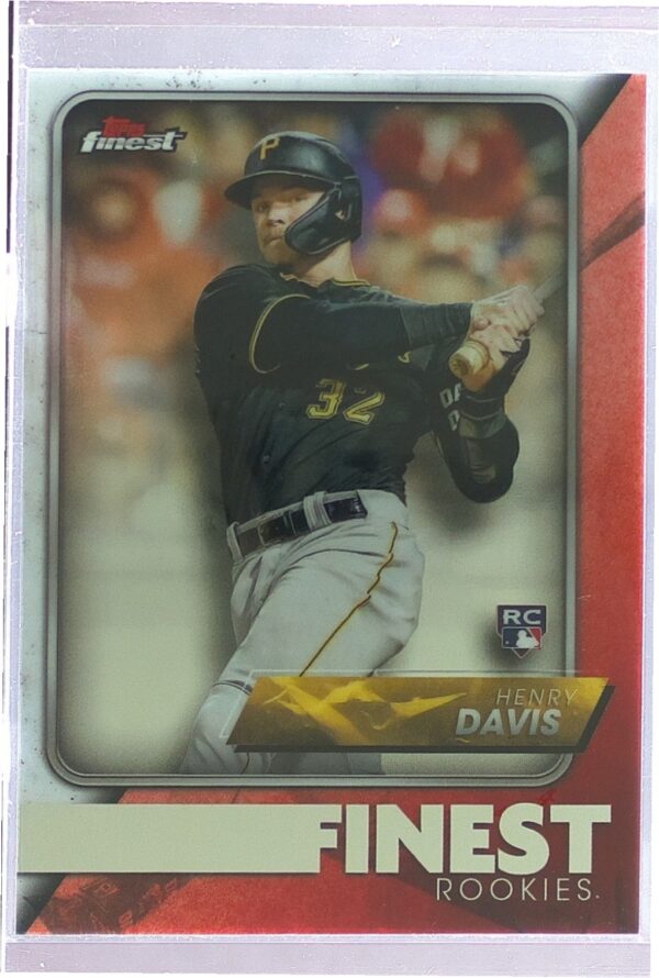2024 Finest Henry Davis RC #FRD-4 Pirates Finest Rookies Design Variations