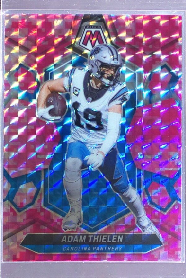 2024 Mosaic Adam Thielen Mosaic Camo Pink 31 Panthers