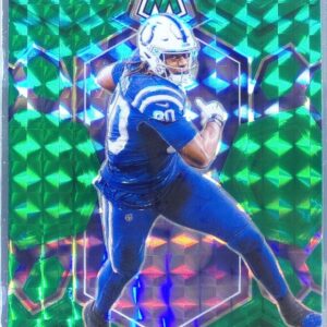 2024 Mosaic Jelani Woods Mosaic Green 96 Colts