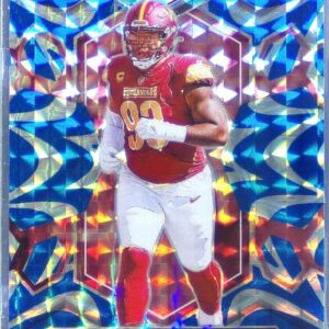 2024 Mosaic Jonathan Allen Mosaic Reactive Blue 223 Commanders