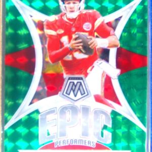2024 Mosaic Patrick Mahomes II EP-PH Chiefs Epic Performers Mosaic Green