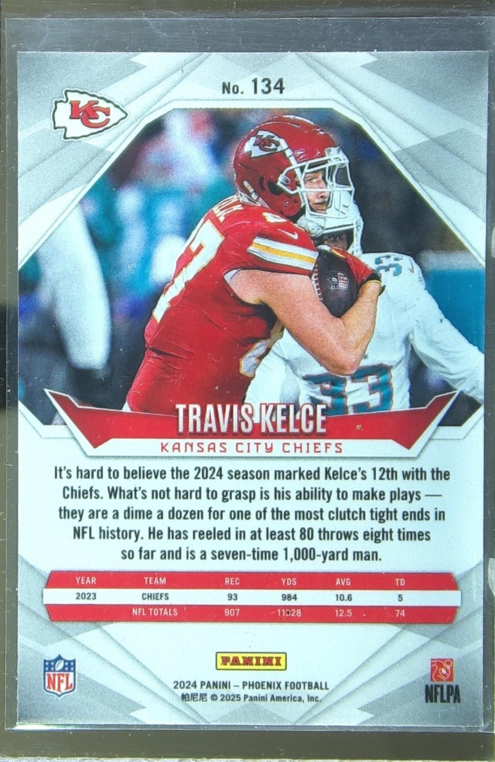 2024 Phoenix Travis Kelce Wave #134 Chiefs - Image 3