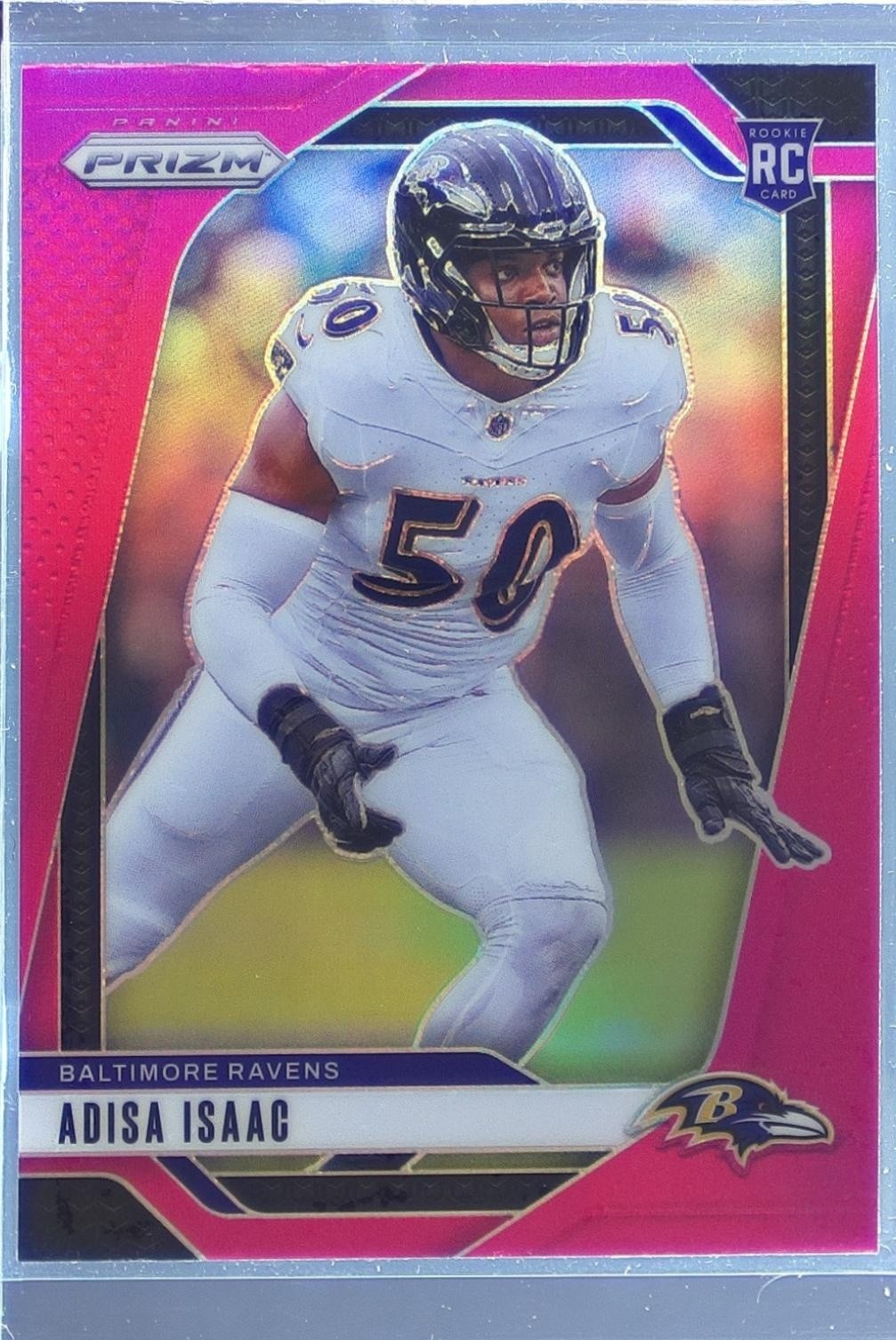 2024 Prizm Adisa Isaac Pink 302 Ravens