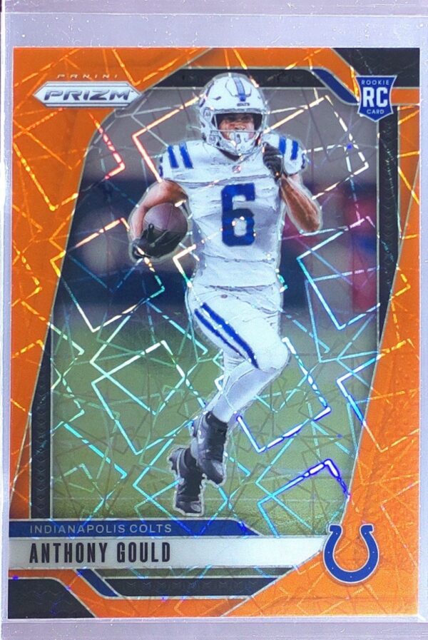 2024 Prizm Anthony Gould Orange Lazer RC 305 Colts