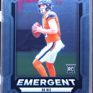 2024 Prizm Bo Nix RC 3 Broncos Emergent