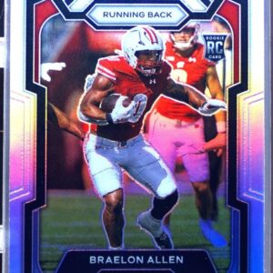 2024 Prizm Collegiate Draft Picks Braelon Allen Silver RC 129 Badgers
