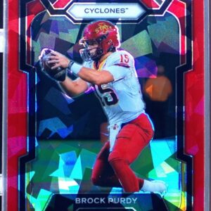 2024 Prizm Collegiate Draft Picks Brock Purdy Red Ice 97 Cyclones