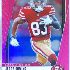 2024 Prizm Jacob Cowing Pink RC 335 49ers