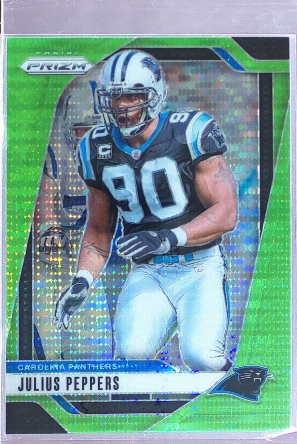 2024 Prizm Julius Peppers Neon Green Pulsar 43 Panthers