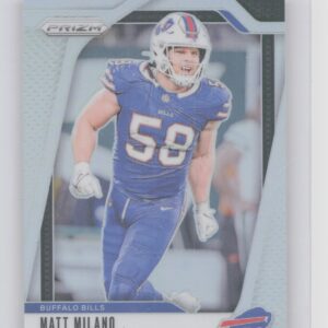 2024 Prizm Matt Milano Silver 33 Bills