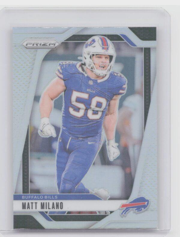 2024 Prizm Matt Milano Silver 33 Bills