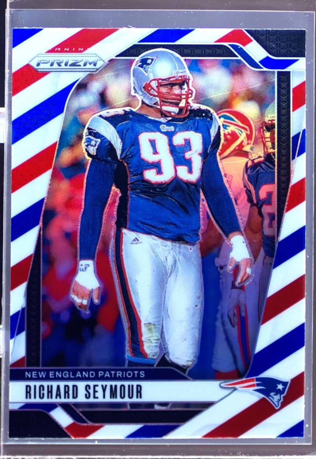 2024 Prizm Richard Seymour Red White and Blue #202 Patriots