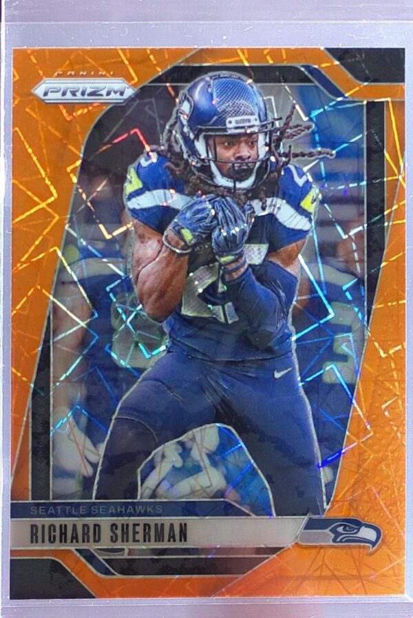 2024 Prizm Richard Sherman Orange Lazer 265 Seahawks