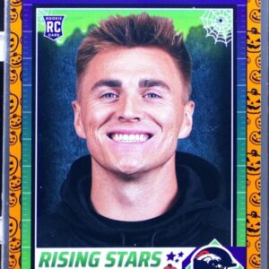 2024 Score-A-Treat Bo Nix RC #4 Broncos Rising Stars Orange Pumpkin