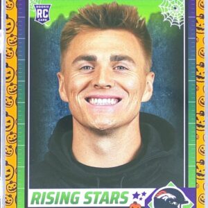 2024 Score-A-Treat Bo Nix RC #4 Broncos Rising Stars Orange Pumpkin