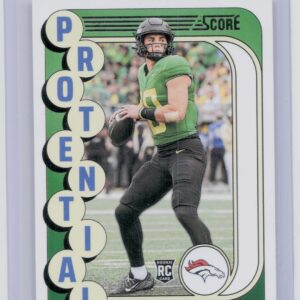 2024 Score Bo Nix RC 11 Broncos Protential