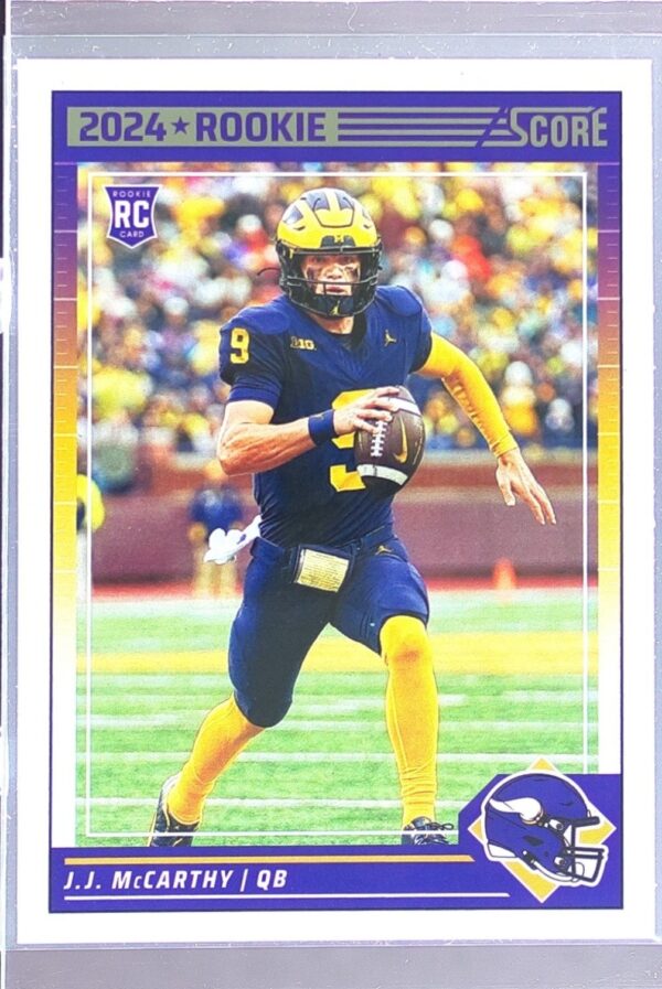 2024 Score J.J. McCarthy RC #304 Vikings