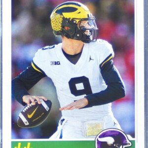 2024 Score J.J. McCarthy RC #8 Vikings 35th Anniversary Rookies