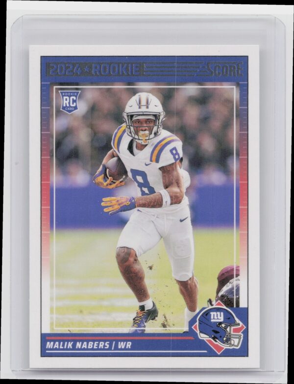 2024 Score Malik Nabers RC #306 Giants