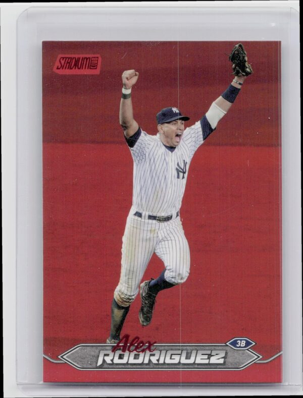 2024 Stadium Club Alex Rodriguez Red Foil #229 Yankees