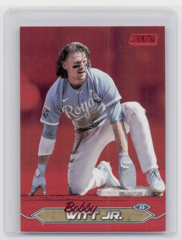 2024 Stadium Club Bobby Witt Jr. Red Foil #182 Royals