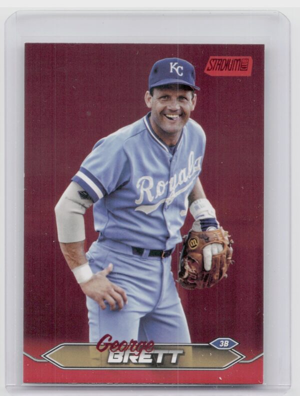 2024 Stadium Club George Brett Red Foil #195 Royals