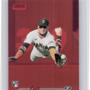 2024 Stadium Club Luis Matos Red Foil RC #209 Giants