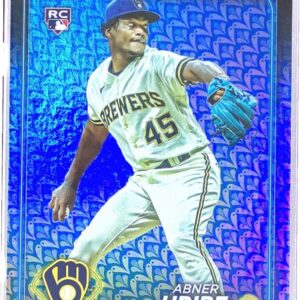 2024 Topps Abner Uribe Holiday RC #310 Brewers