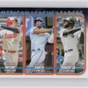 2024 Topps American League Leaders Home Runs (Shohei Ohtani / García / Robert)