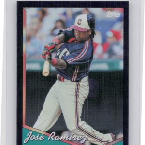 2024 Topps Archives Jose Ramirez Black Foilboard #286 Guardians