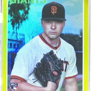2024 Topps Archives Kyle Harrison Yellow Foilboard RC #144 Giants