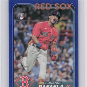 2024 Topps Ceddanne Rafaela Royal Blue RC #313 Sox