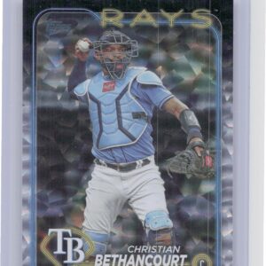 2024 Topps Christian Bethancourt Silver Crackle Foil #96 Rays