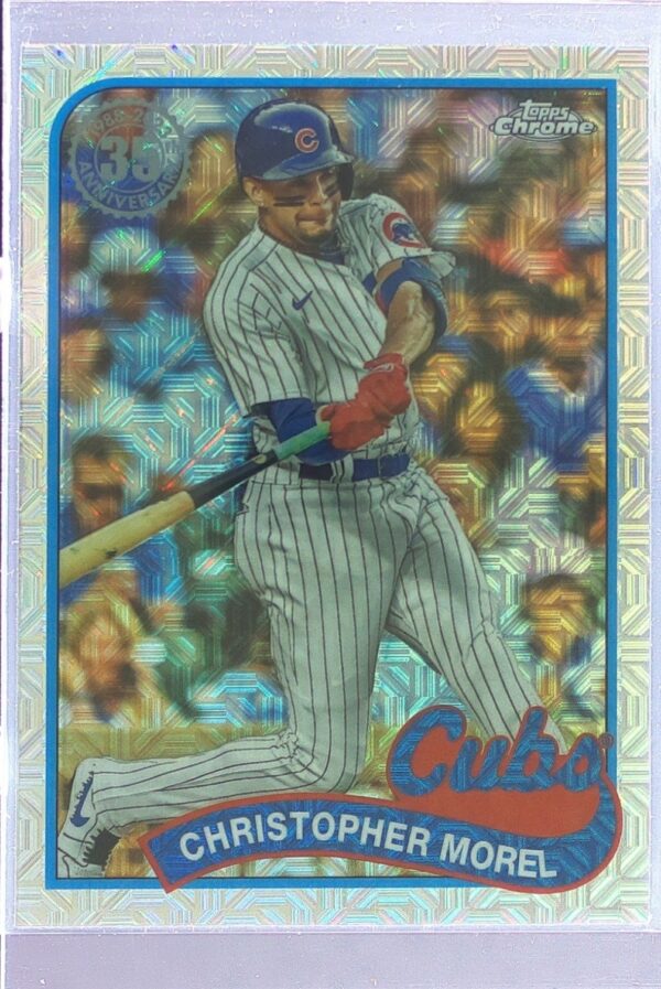 2024 Topps Chrome Christopher Morel Mojo #T89C-59 Cubs 1989 35th Anniversary