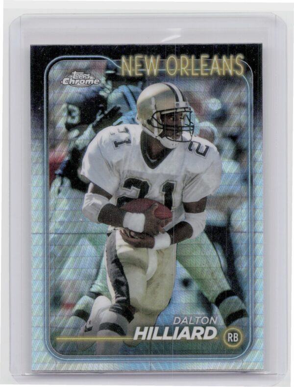 2024 Topps Chrome Dalton Hilliard Prism Refractor #137 Saints