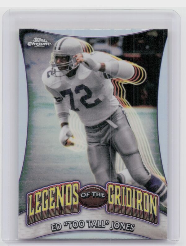 2024 Topps Chrome Ed "Too Tall" Jones #LOG-20 Cowboys Refractor
